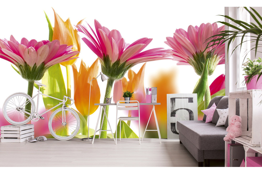 Fototapet - Spring Flowers - interiørbillede