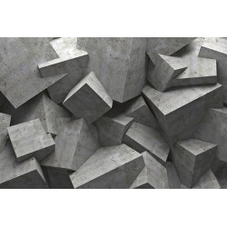 Fototapet - Concrete Cubes