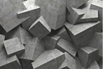 Fototapet - Concrete Cubes
