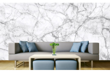 Fototapet - White Marble - interiørbillede
