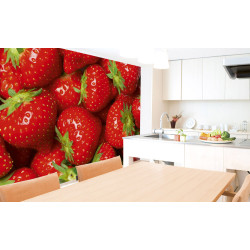 Fototapet - Strawberry - interiørbillede