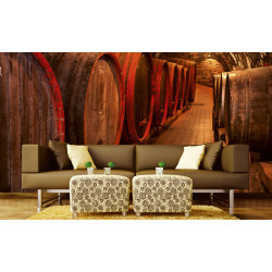 Fototapet - Wine Barrels - interiørbillede