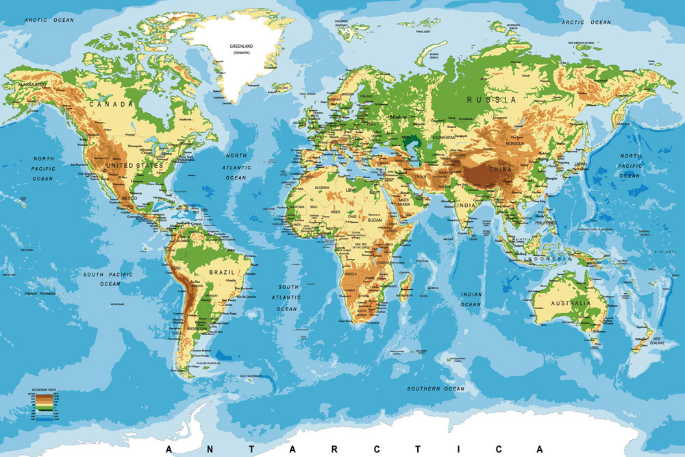 Fototapet - World Map