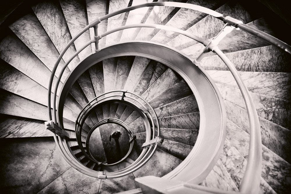 Fototapet - Spiral Stairs