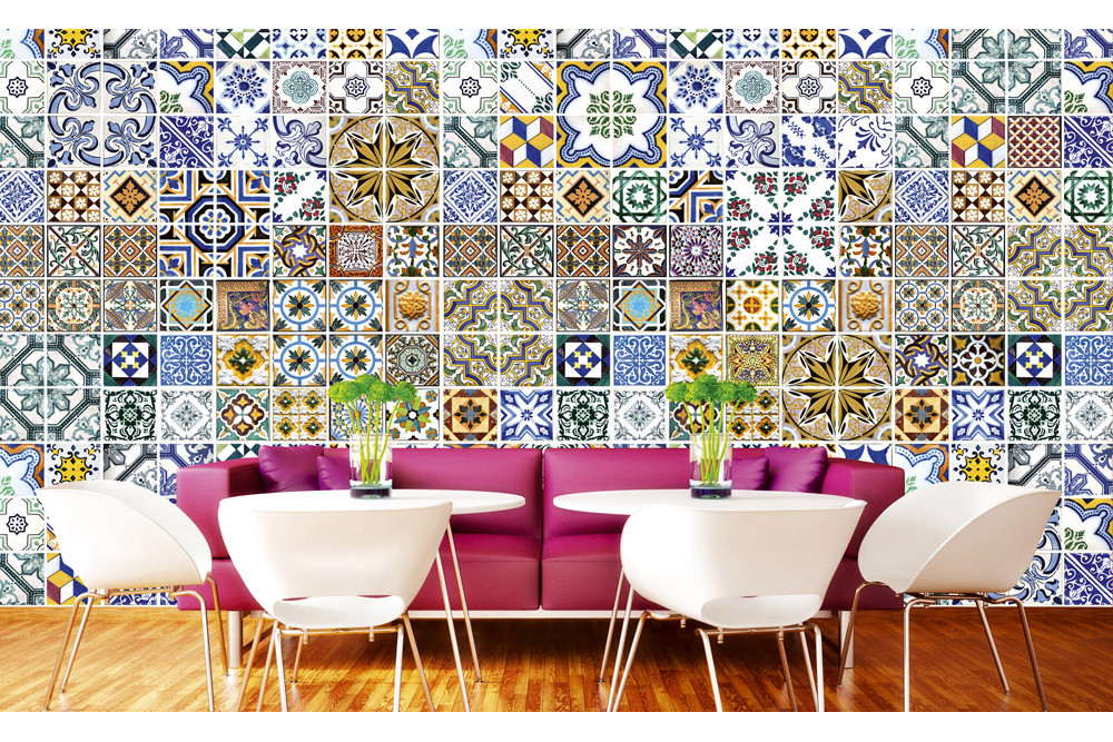 Fototapet - Portugal Tiles - interiørbillede