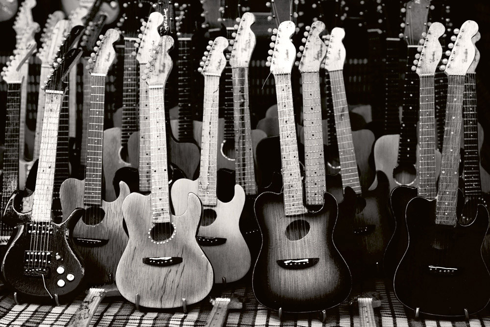 Fototapet - Guitars Collection
