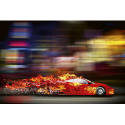 Fototapet - Speeding Car
