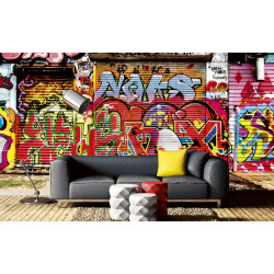 Fototapet - Graffiti Street - interiørbillede