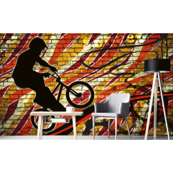 Fototapet - Bicycle Green - interiørbillede