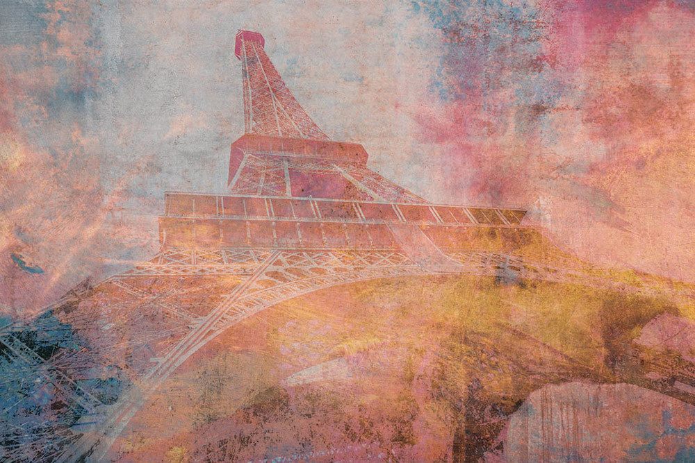 Fototapet - Eiffel Tower Abstract Ii