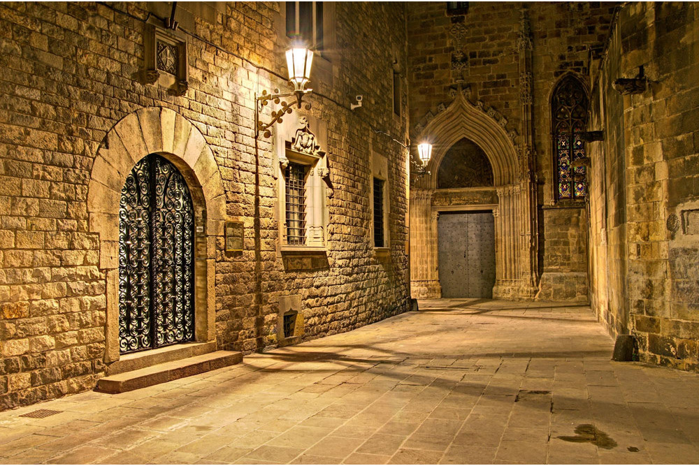 Fototapet - Gothic Quarter Barcelona