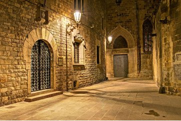 Fototapet - Gothic Quarter Barcelona