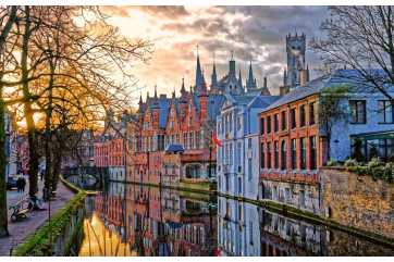 Fototapet - Canals Of Bruges