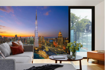 Fototapet - Burj Chalifa Dubai- interiørbillede
