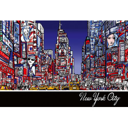 Fototapet - Colorful Times Square