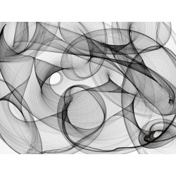 Fototapet - Black And White Pattern Background