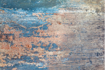 Fototapet - Old Paint On The Rusty Iron