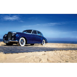 Fototapet - Blue Retro Car