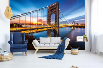Fototapet - George Washington Bridge- interiørbillede