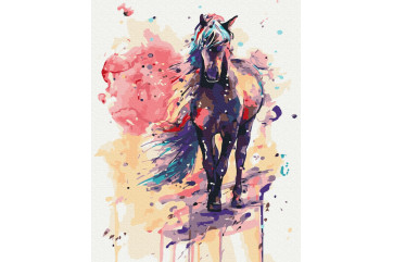 Mal efter tal - Fantastic horse - dyr