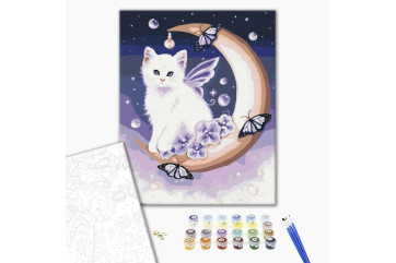 Mal efter tal - Moon cat