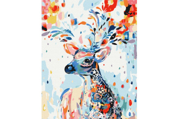 Mal efter tal - Ð¡olorful deer - dyr