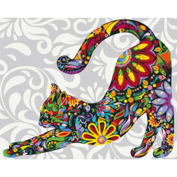 Mal efter tal - Flower kitten - dyr