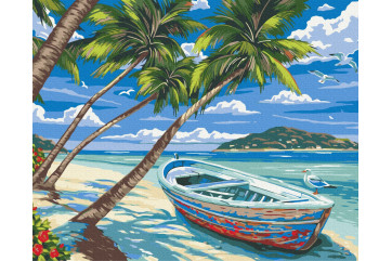 Mal efter tal - Paradise Island - landskaber