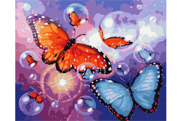 Mal efter tal - Soap butterflies - dyr