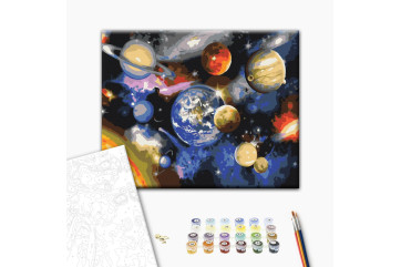 Mal efter tal - Parade of planets