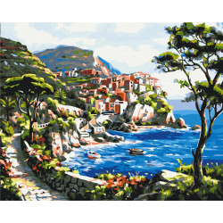 Mal efter tal - Picturesque island - landskaber