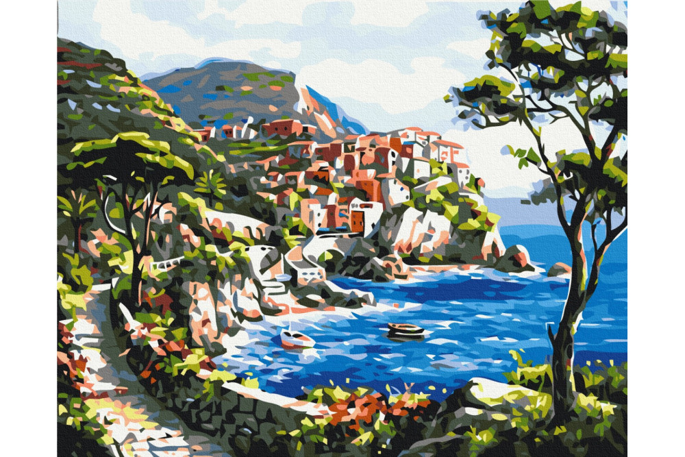 Mal efter tal - Picturesque island - landskaber