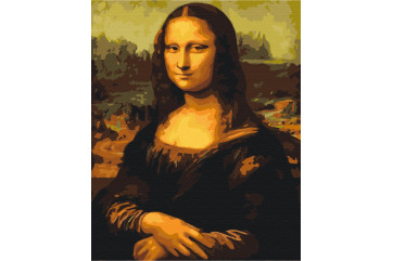 Mal efter tal - Mona Lisa - mennesker