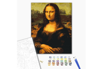 Mal efter tal - Mona Lisa