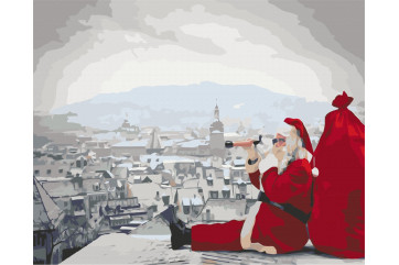 Mal efter tal - Santa does not sleep - mennesker