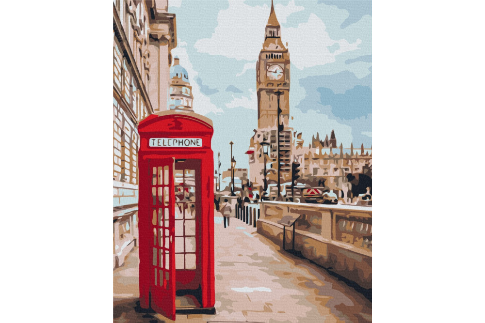 Mal efter tal - Symbols of London - byer