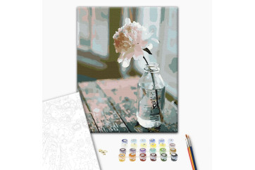 Mal efter tal - Refined peony