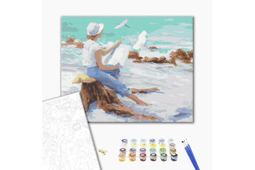Mal efter tal - Sea sketch