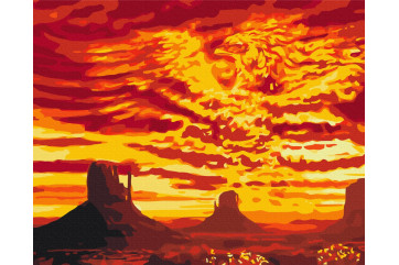 Mal efter tal - Phoenix in the desert - landskaber