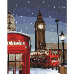 Mal efter tal - Winter in London - byer