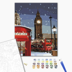 Mal efter tal - Winter in London