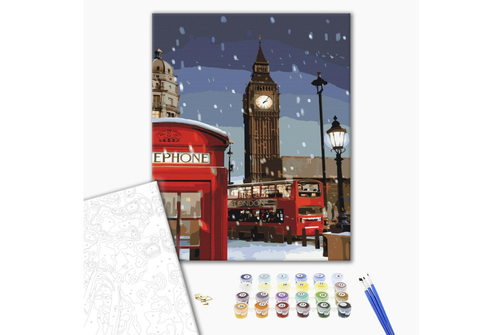 Mal efter tal - Winter in London