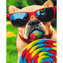 Mal efter tal - Summer dog - dyr