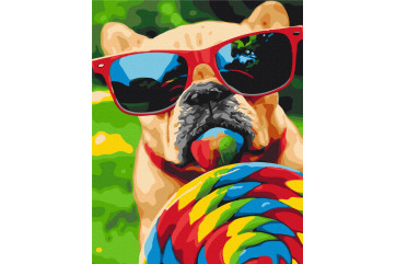 Mal efter tal - Summer dog - dyr