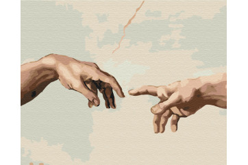 Mal efter tal - The Creation of Adam - mennesker