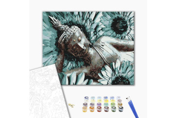 Mal efter tal - Buddha meditation