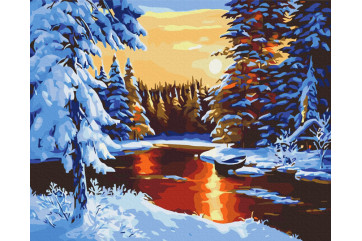 Mal efter tal - Fabulous winter - landskaber