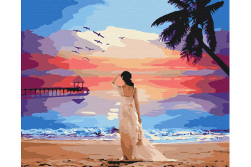 Mal efter tal - Tropical dawn - mennesker