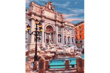 Mal efter tal - The Trevi Fountain Rome