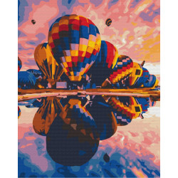 Mal efter tal - Launching bullets - popart